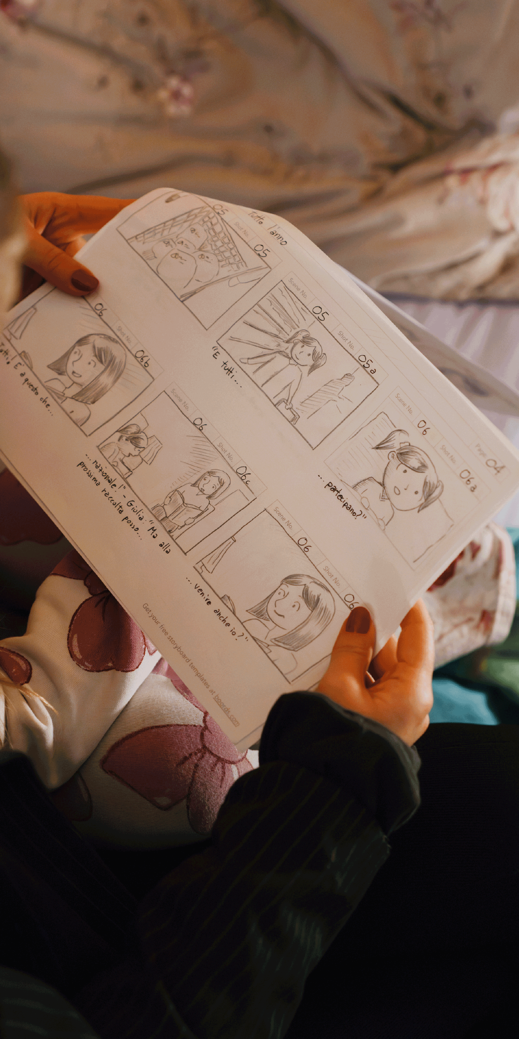 Storyboard Spot Raccolta Alimentare